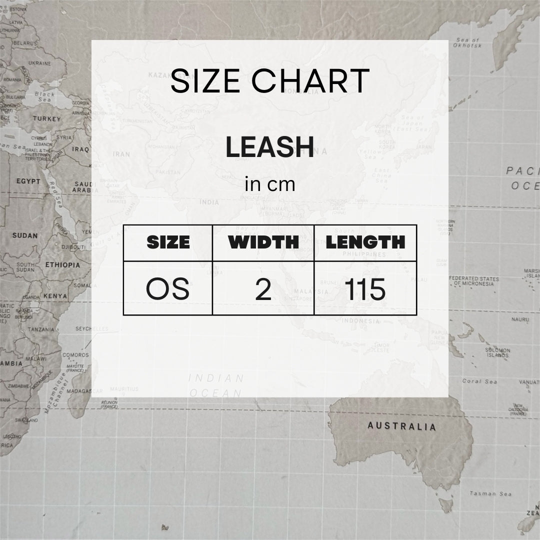 Greased Leather Leash Camel