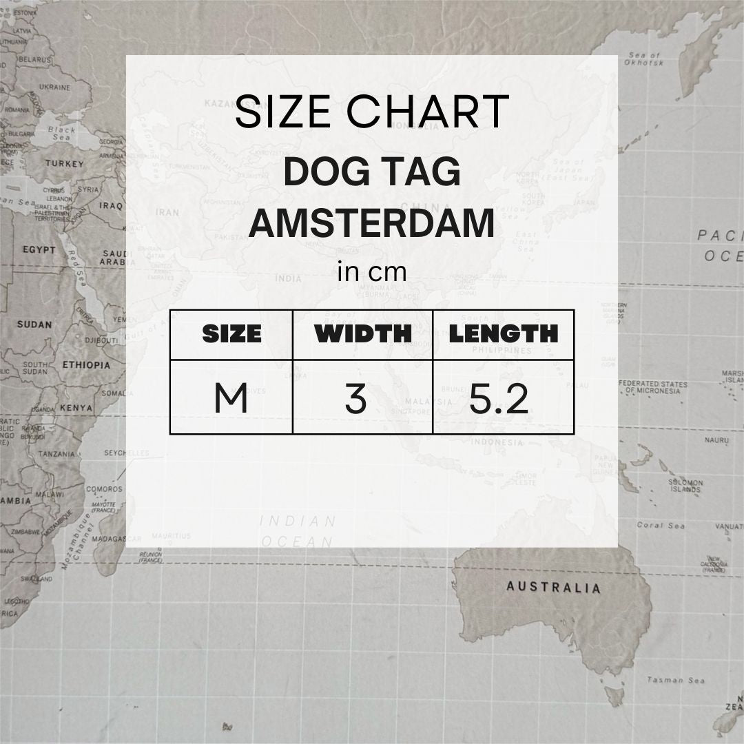 Amsterdam Canal House Dog Tag