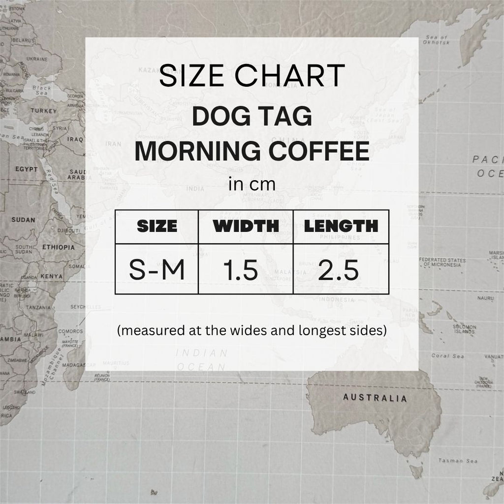 Morning Coffee Dog Tag