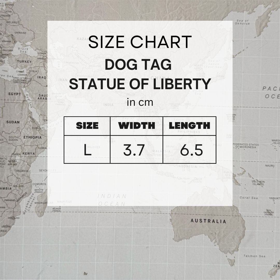 Statue of Liberty Dog Tag